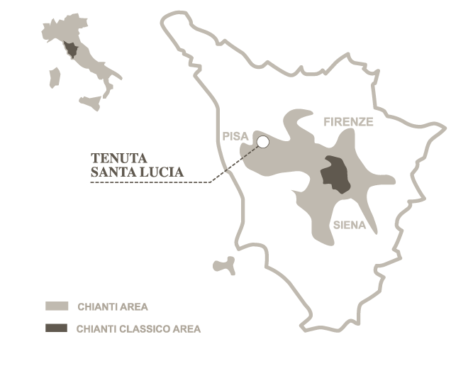 Tenuta Santa Lucia - map